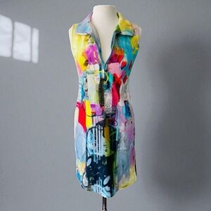 DOLCEZZA ART Graphic Dress Size Small